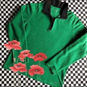 Green🐍💚🐉 Fila Fleece Pullover - Men’s L🔥